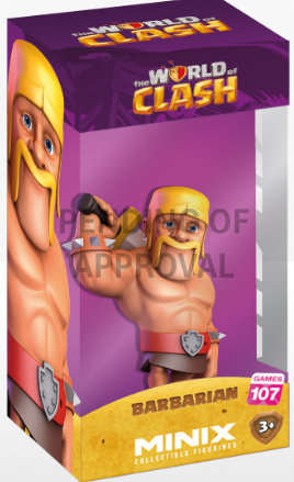 The World Of Clash Minix 5 Inch Collectible Figurine - Barbarian