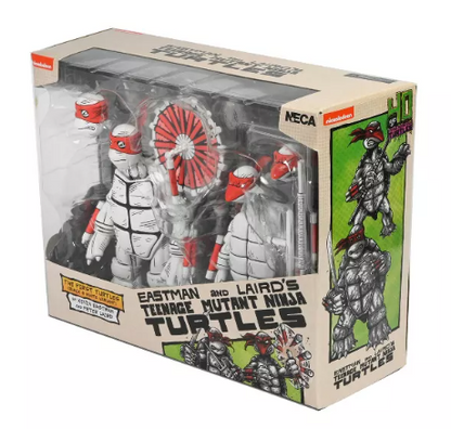 Teenage Mutant Ninja Turtles Comic 7 Inch Ultimate Action Figure 2-Pack - The First Turtles (Black and White)
