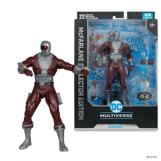 DC McFarlane Collector Edition 7 Inch Action Figure Wave 10 - Deadshot (Platinum Edition)