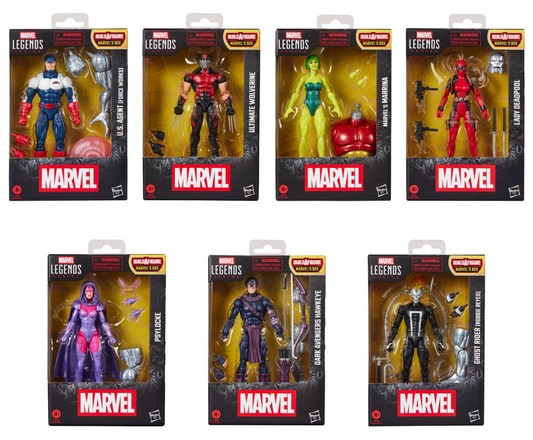 *PRE-ORDER Marvel Legends Comic 6 Inch Action Figure Marvel's Box BAF - Set of 7 *Includes Art Card Set*