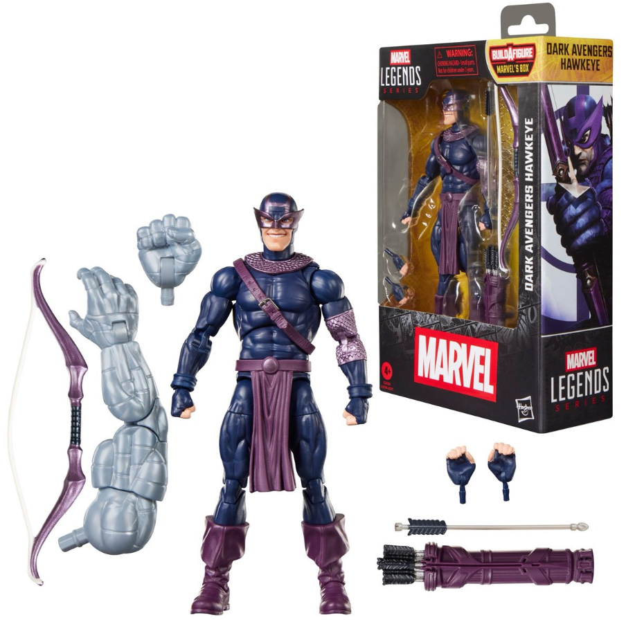 *PRE-ORDER Marvel Legends Comic 6 Inch Action Figure Marvel's Box BAF - Dark Avengers Hawkeye