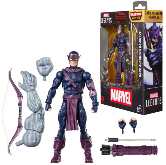 *PRE-ORDER Marvel Legends Comic 6 Inch Action Figure Marvel's Box BAF - Dark Avengers Hawkeye