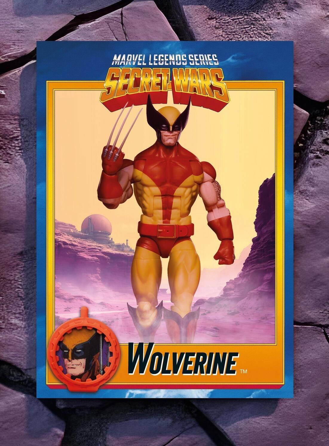 Marvel Legends Comic Secret Wars 6 Inch Action Figure Wave 1 - Wolverine *With Free Exclusive Art Card*