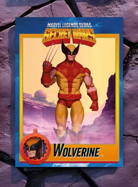 Marvel Legends Comic Secret Wars 6 Inch Action Figure Wave 1 - Wolverine *With Free Exclusive Art Card*