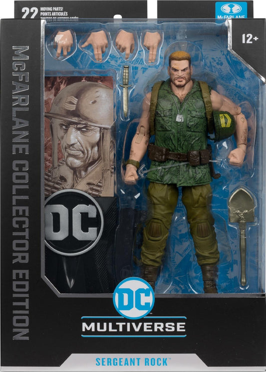 DC McFarlane Collector Edition #14 7 Inch Action Figure - Sergeant Rock (DC Classic)