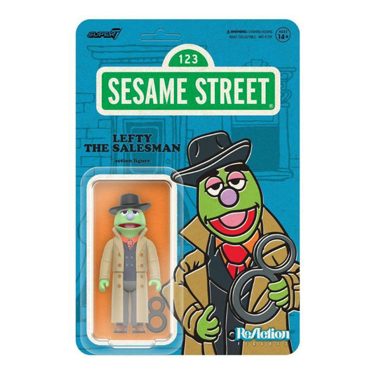 Sesame Street ReAction Action Figure Wave 2 - Lefty The Salesman