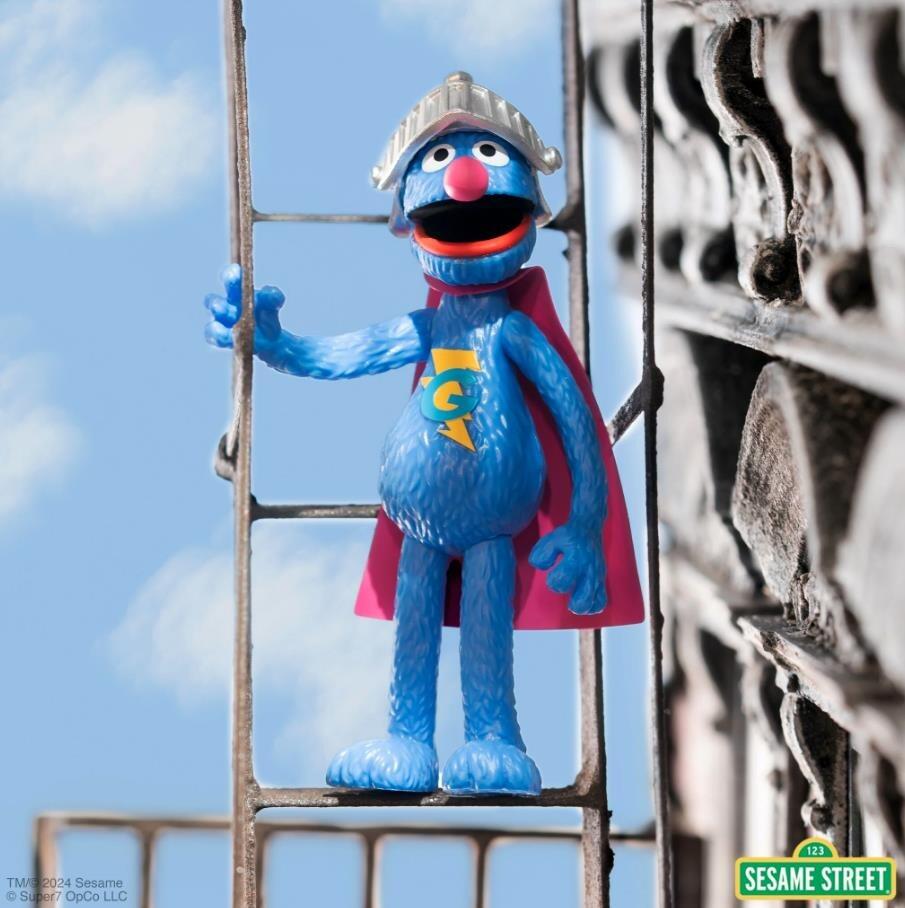 Sesame Street ReAction Action Figure Wave 3 - Super Grover