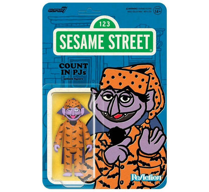Sesame Street Reaction Action Figure Wave 6 - Count Von Count (PJs)