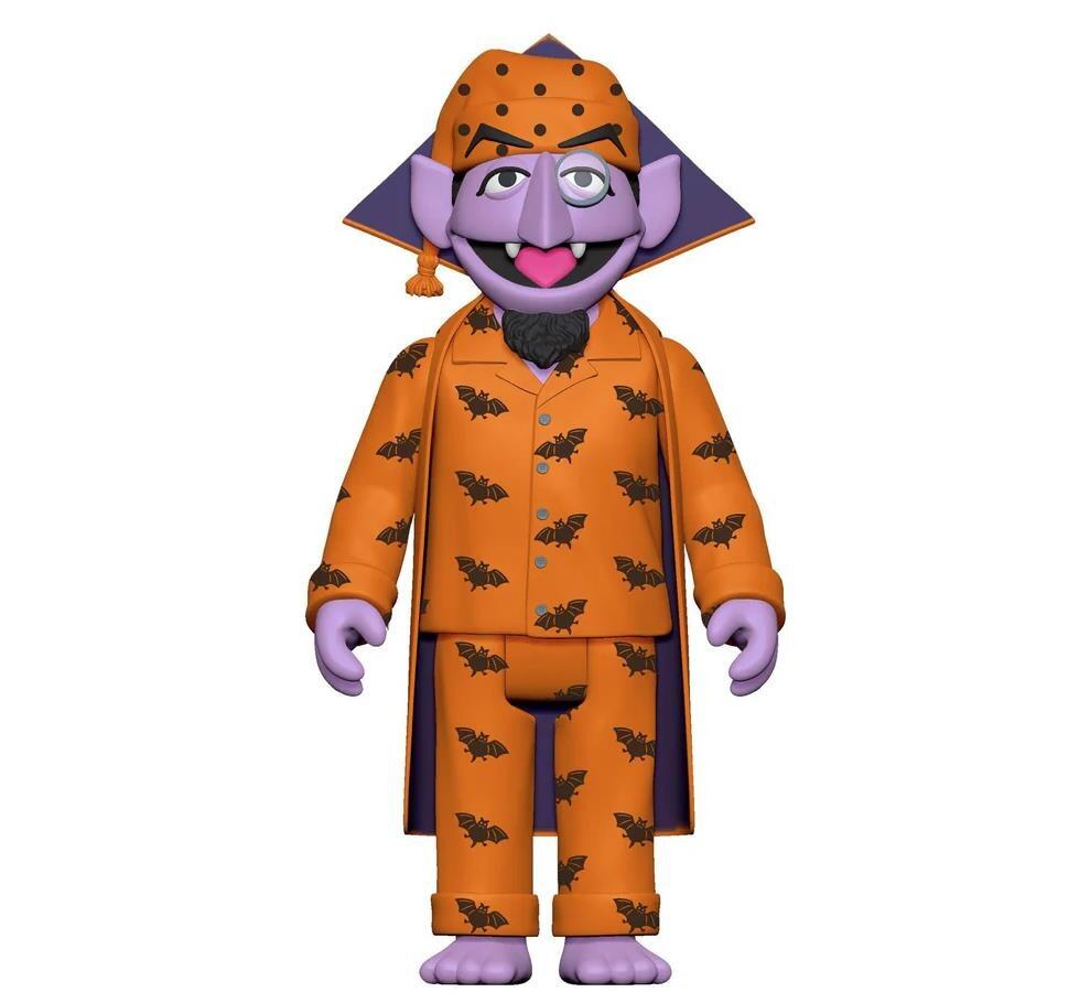 Sesame Street Reaction Action Figure Wave 6 - Count Von Count (PJs)