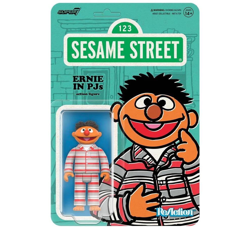 Sesame Street Reaction Action Figure Wave 6 - Ernie (PJs)