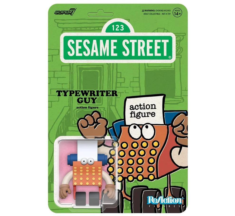 Sesame Street Reaction Action Figure Wave 6 - Typewriter Guy