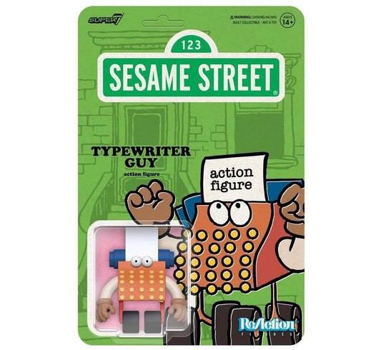 Sesame Street Reaction Action Figure Wave 6 - Typewriter Guy