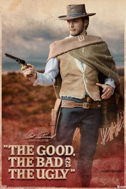 *PRE-ORDER The Man With No Name - The Good The Bad & The Ugly Sideshow Collectibles 1/6 Scale Action Figure (Re-Run)