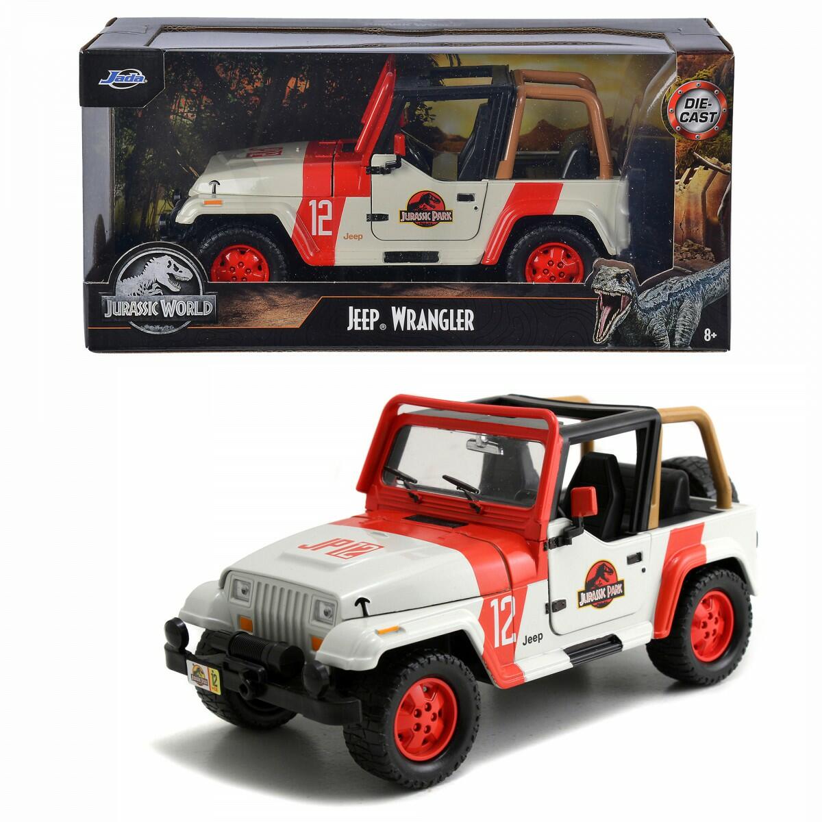 Jurassic Park - Jeep Wrangler 1:24 Scale Jada Hollywood Rides Die Cast Vehicle