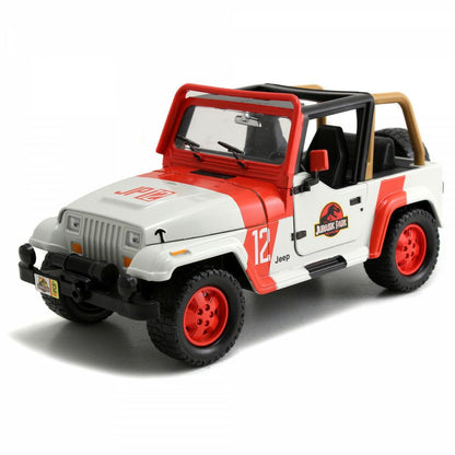 Jurassic Park - Jeep Wrangler 1:24 Scale Jada Hollywood Rides Die Cast Vehicle