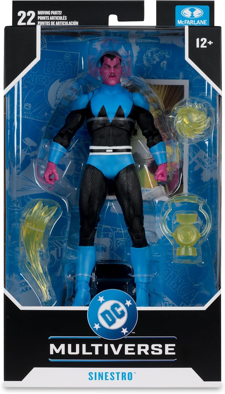 DC Multiverse 7 Inch Scale Action Figure - Sinestro (Classic Uniform)
