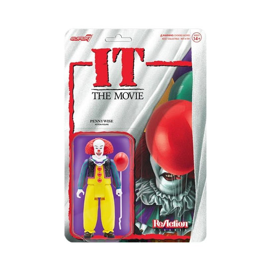 IT PENNYWISE CLOWN REACTION ACTION FIGURE
