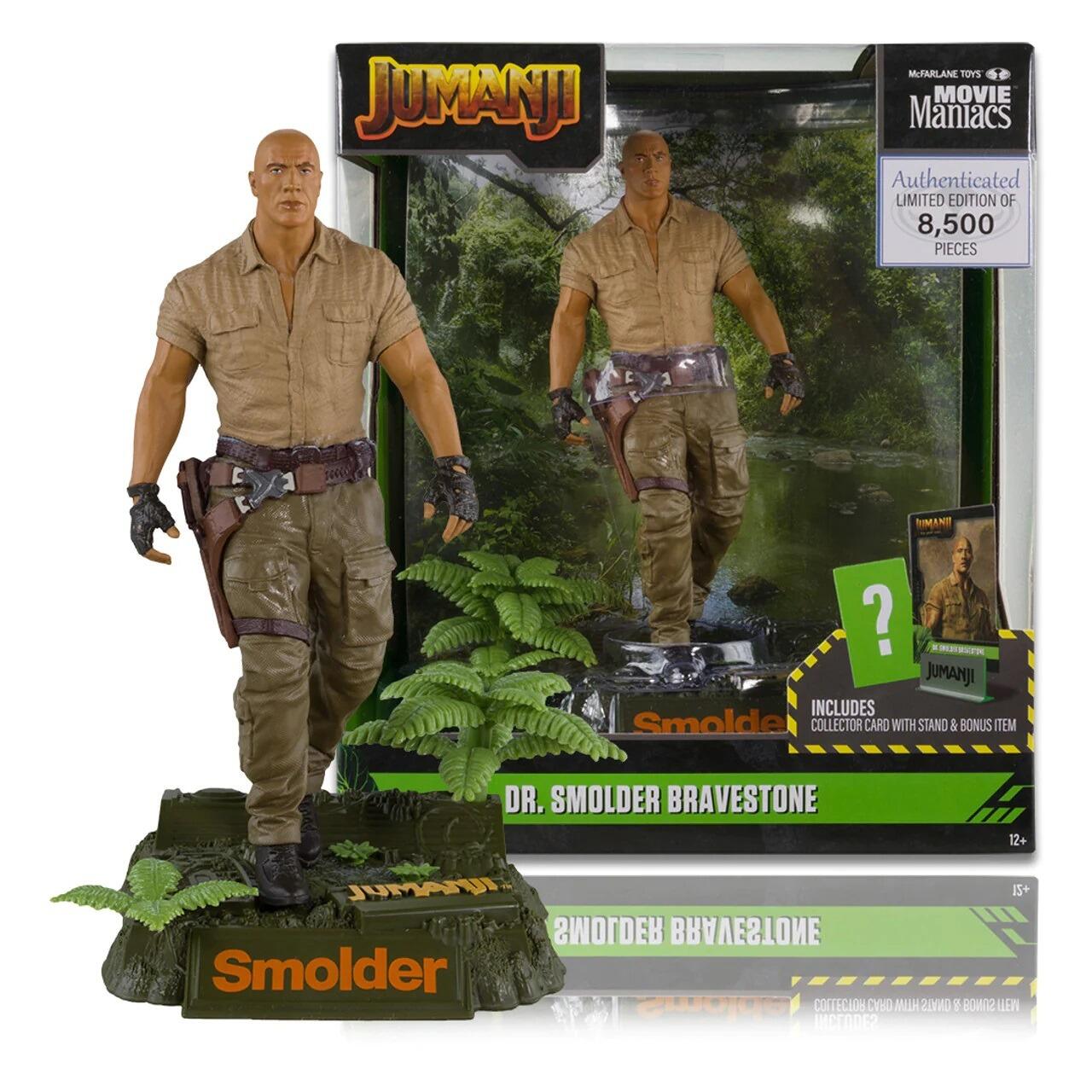 Jumanji: The Next Level Movie Maniacs 6 Inch Action Figure - Dr Smolder Bravestone