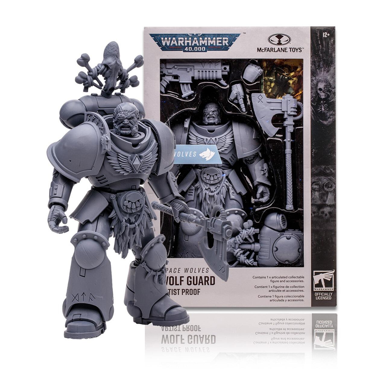 Warhammer 40,000 7 Inch Scale Action Figure - Space Wolves Wolf Guard (Artist Proof)