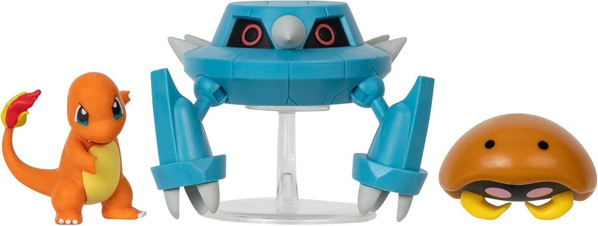Pokémon Battle Figure 3 Pack W17 - Kabuto, Charmander & Metang