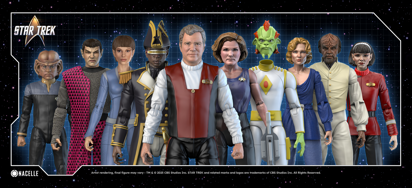 *PRE-ORDER Star Trek Action Figure Wave 2 - Set of 10