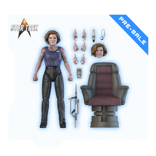 *PRE-ORDER Star Trek Action Figure Wave 2 - Captain Kathryn Janeway