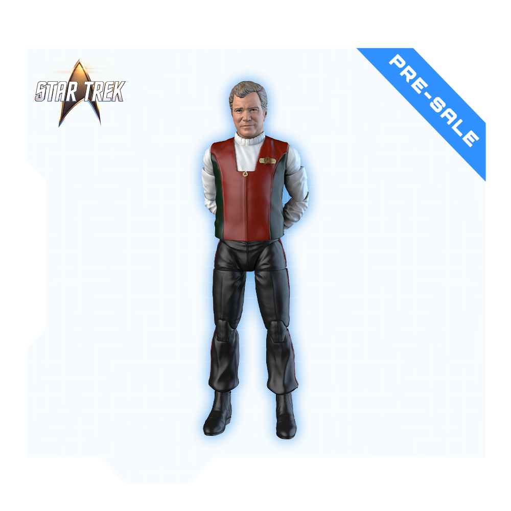 *PRE-ORDER Star Trek Action Figure Wave 2 - Captain James T. Kirk