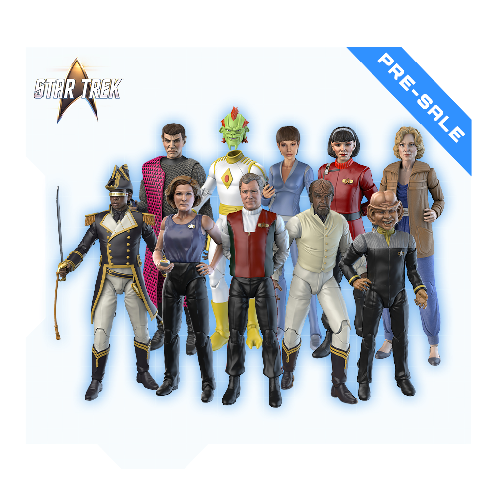 *PRE-ORDER Star Trek Action Figure Wave 2 - Set of 10