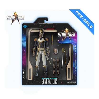 *PRE-ORDER Star Trek Action Figure Wave 2 - Lieutenant Commander Geordi La Forge