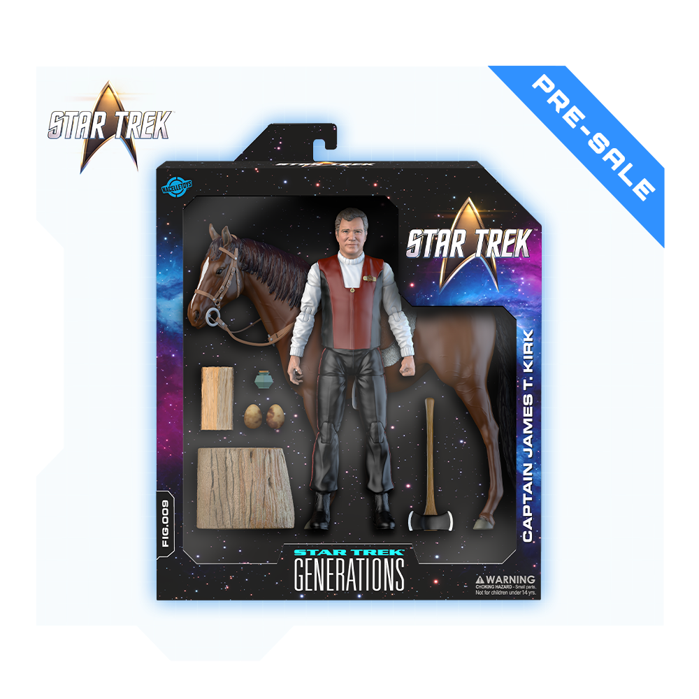 *PRE-ORDER Star Trek Action Figure Wave 2 - Captain James T. Kirk