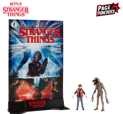 Stranger Things 3inch Action Figure w/ Comic 2-pack Wave 1 - Will Byers & Demogorgon