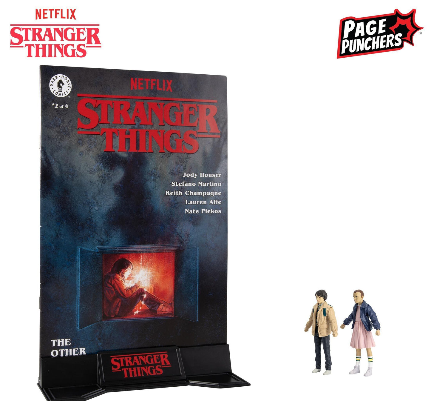 Stranger Things 3inch Action Figure w/ Comic 2-pack Wave 1 - Eleven & Mike Wheeler