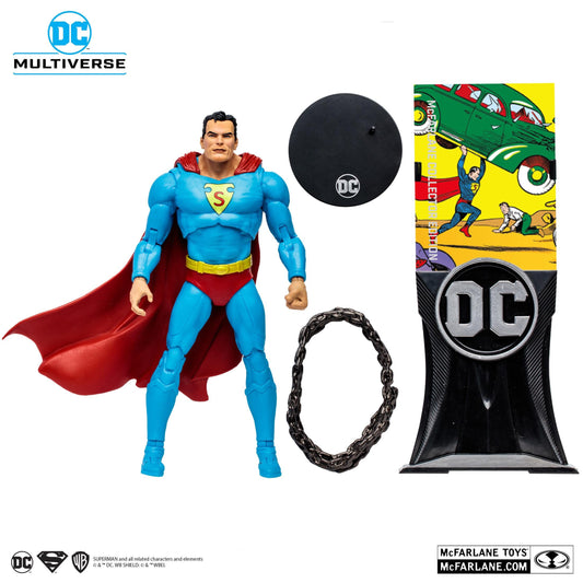 DC McFarlane Collector Edition 7 Inch Action Figure - #1 Superman (Action Comics #1)
