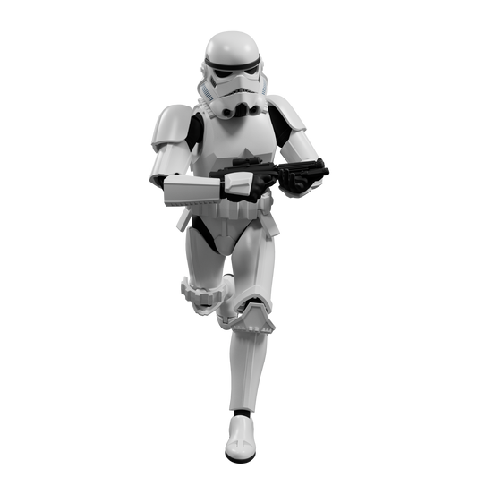 NON MINT -  Star Wars Champion Class CC04 Blokees Model Kit - Luke Skywalker (Stormtrooper)