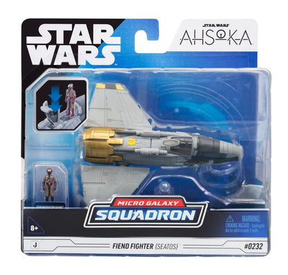 Star Wars Micro Galaxy Squadron 5 Inch Vehicle Series 11 - Fiend Fighter With Star Navigator Guard