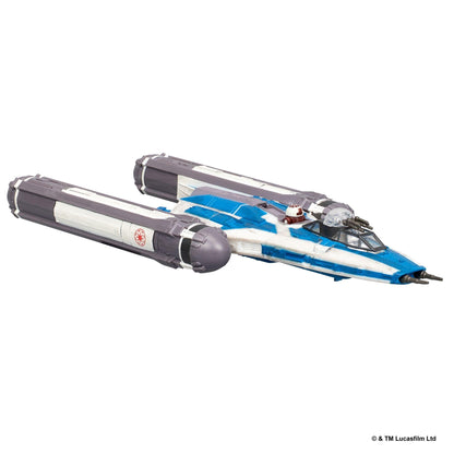 Star Wars Micro Galaxy Squadron 5 Inch Vehicle Series 11 - BTL-B Y-Wing With Captain Rex