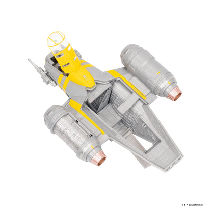 Star Wars Micro Galaxy Squadron 8 Inch Vehicle - Razorcrest W/ The Mandalorian & Grogu