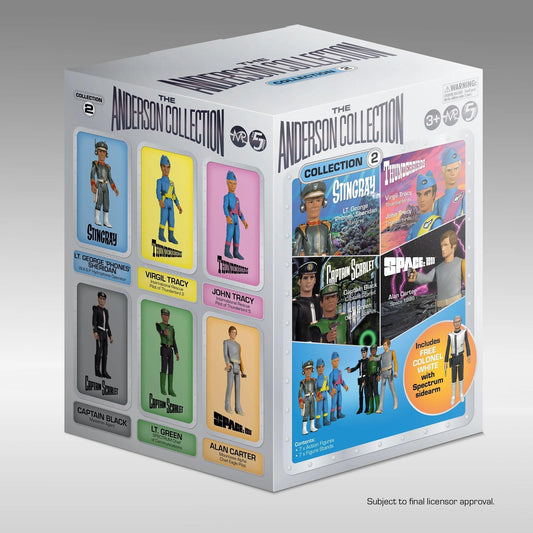 The Anderson Collection 3.75 Scale Action Figure Wave 2 - Boxset of 7 (Includes Colonel White)