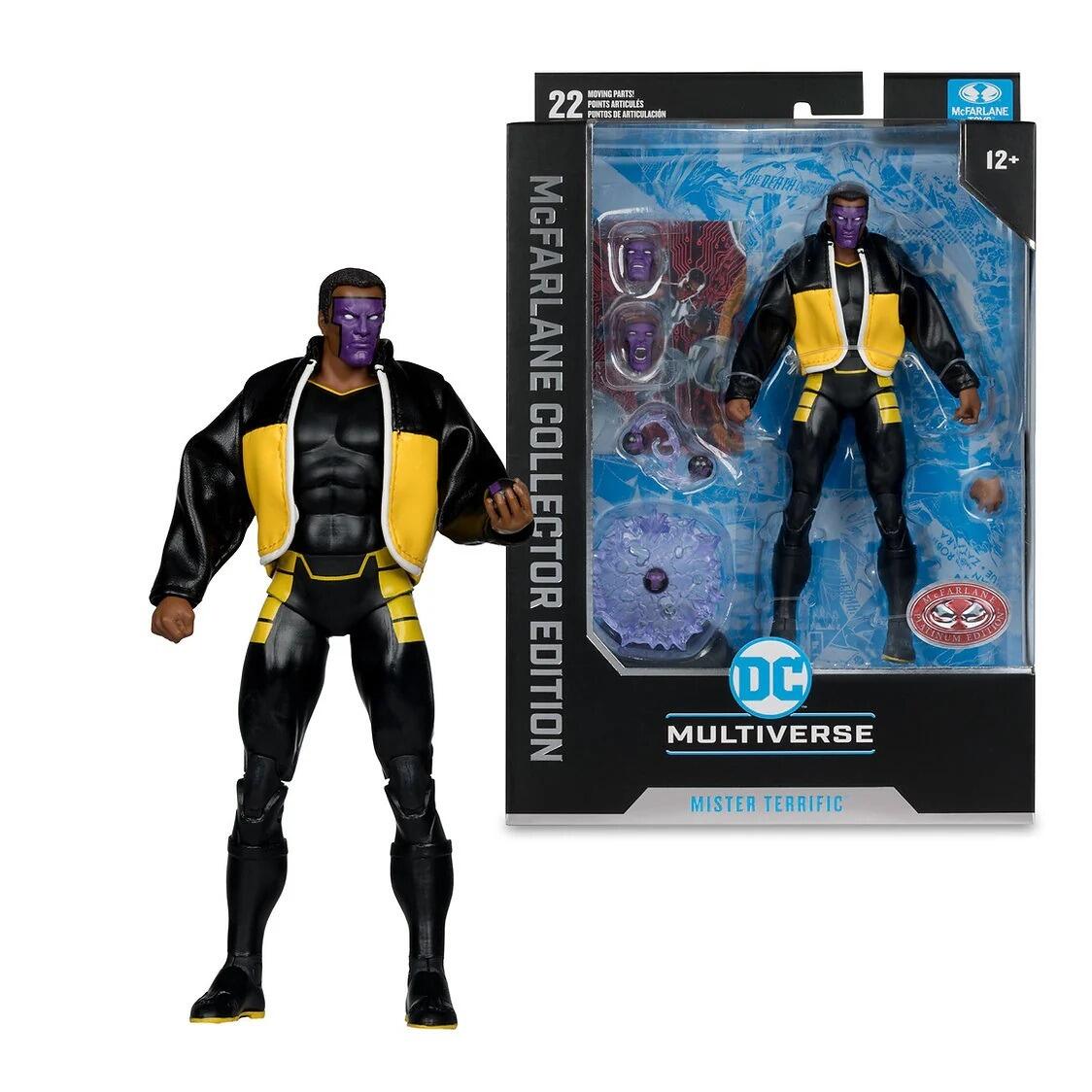 DC McFarlane Collector Edition 7 Inch Action Figure Wave 11 - Mr Terrific (Platinum Edition)