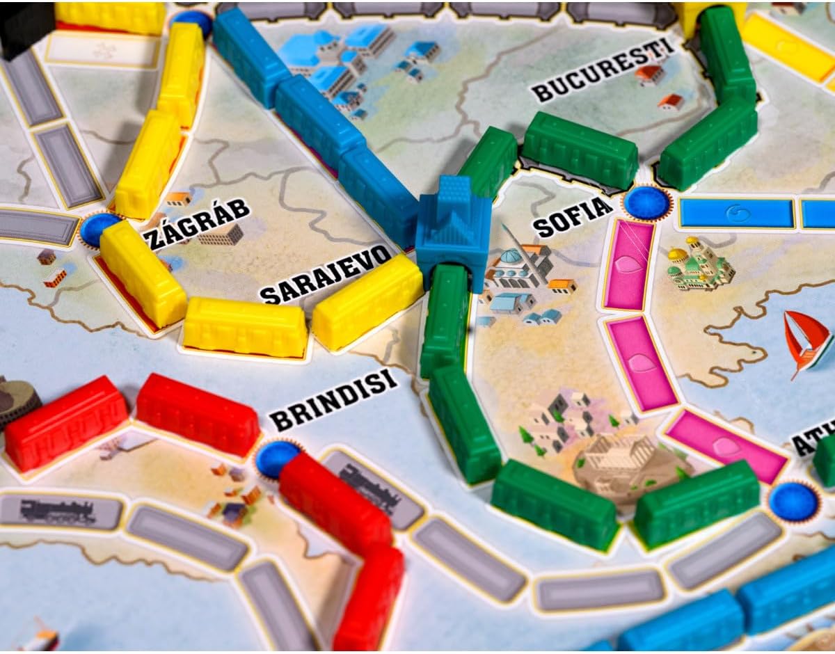 Ticket To Ride Strategy Board:Europe (Refresh)