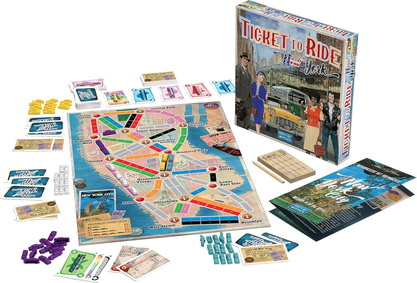 Ticket To Ride Strategy Board: New York