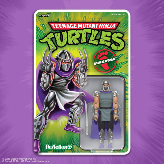 *PRE-ORDER Teenage Mutant Ninja Turtles ReAction+ Action Figure Wave 1 - Shredder