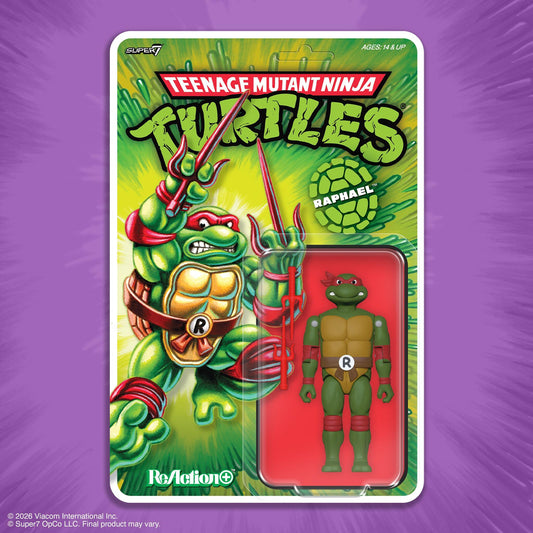 *PRE-ORDER Teenage Mutant Ninja Turtles ReAction+ Action Figure Wave 1 - Raphael