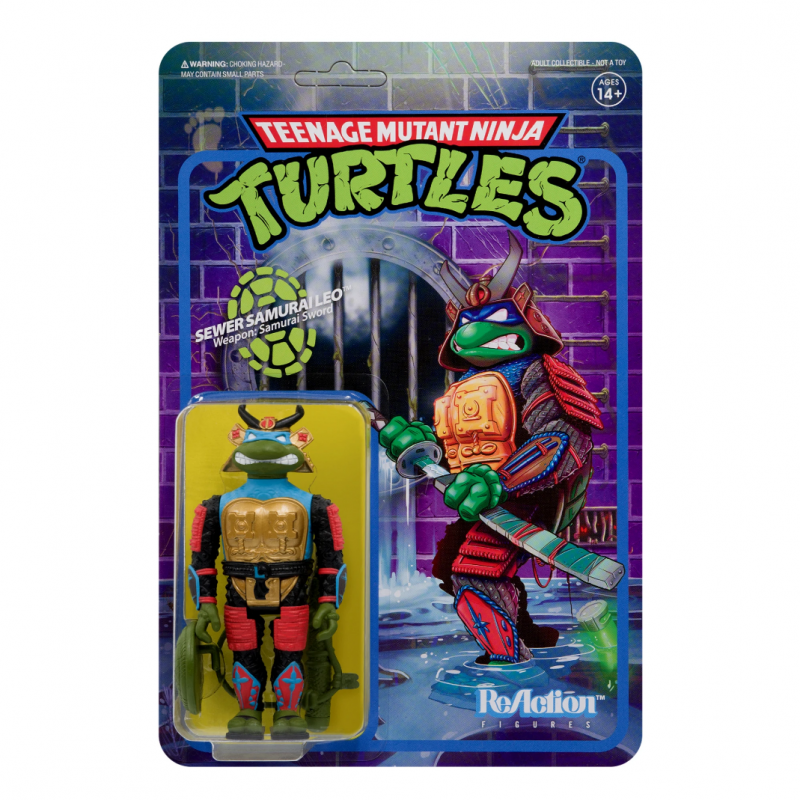 Teenage Mutant Ninja Turtles ReAction Action Figure Wave 3 - Samurai Leonardo