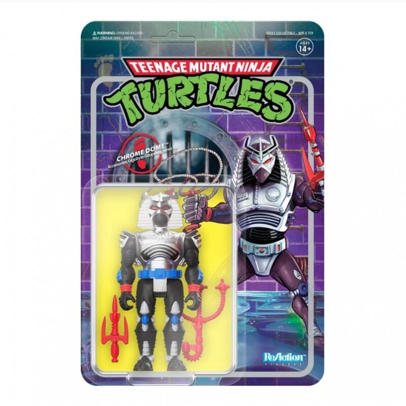Teenage Mutant Ninja Turtles ReAction Action Figure Wave 6 - Chrome Dome