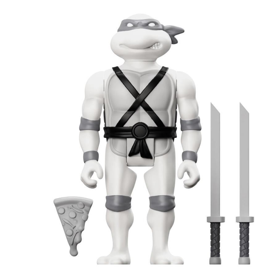 Teenage Mutant Ninja Turtles ReAction Action Figure - Leonardo (Greyscale)
