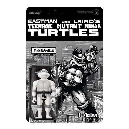 Teenage Mutant Ninja Turtles ReAction Action Figure - Michelangelo (Greyscale)