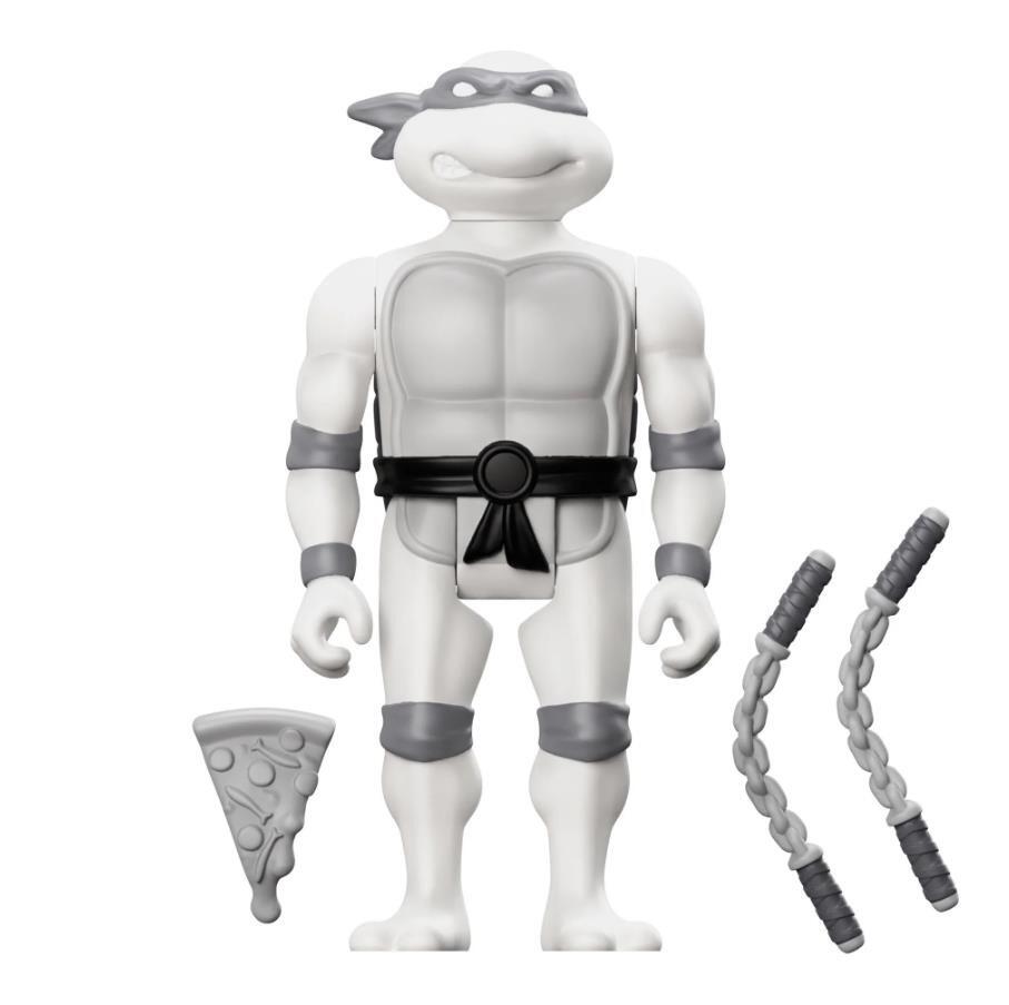 Teenage Mutant Ninja Turtles ReAction Action Figure - Michelangelo (Greyscale)