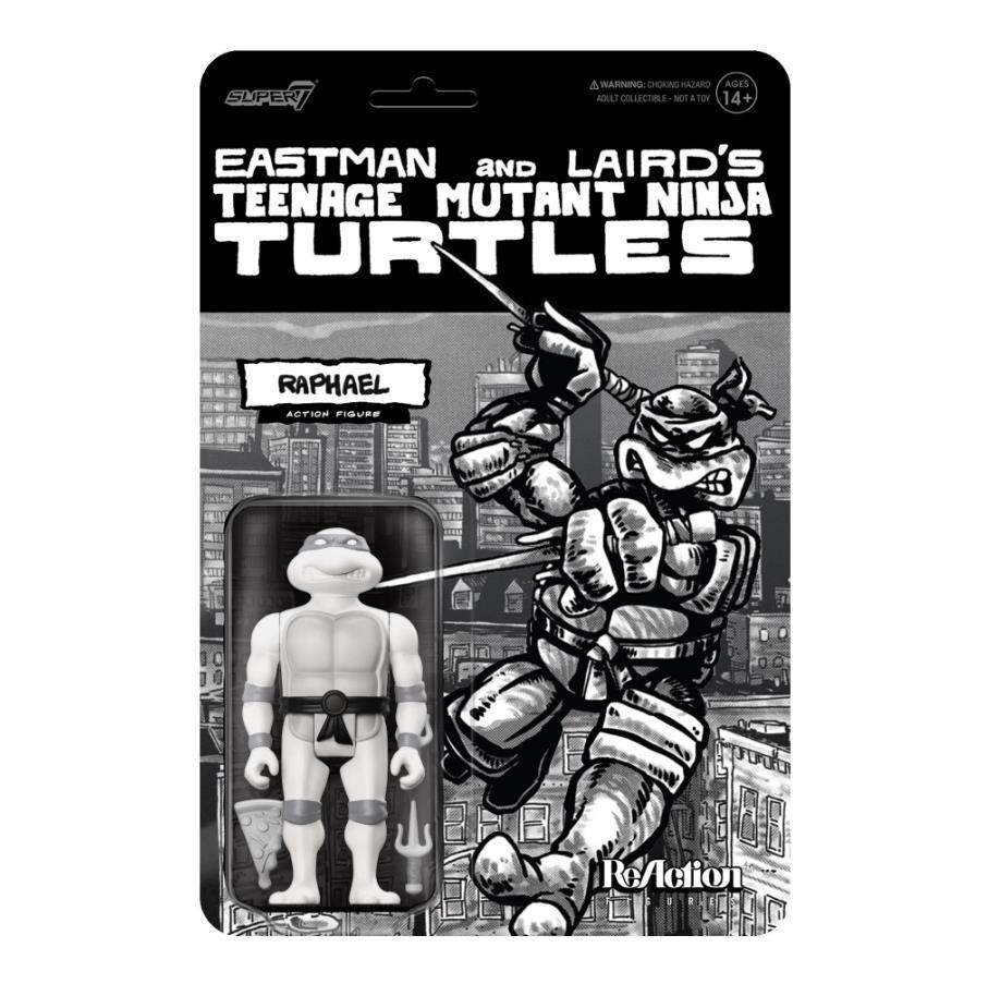 Teenage Mutant Ninja Turtles ReAction Action Figure - Raphael (Greyscale)