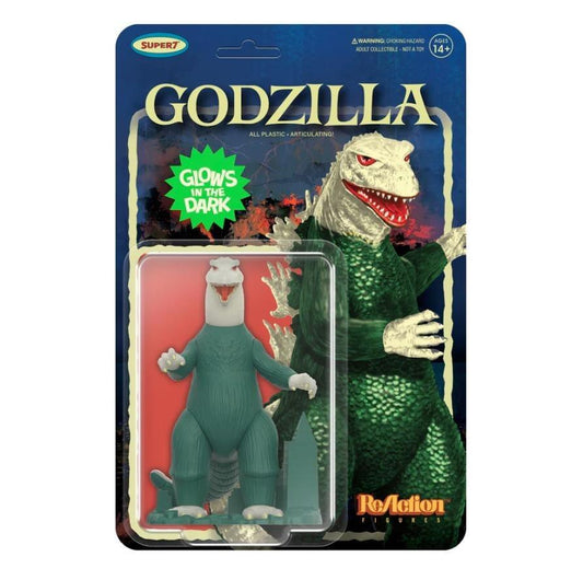 TOHO ReAction Action Figure - Godzilla Model Kit Style (Glow In The Dark)